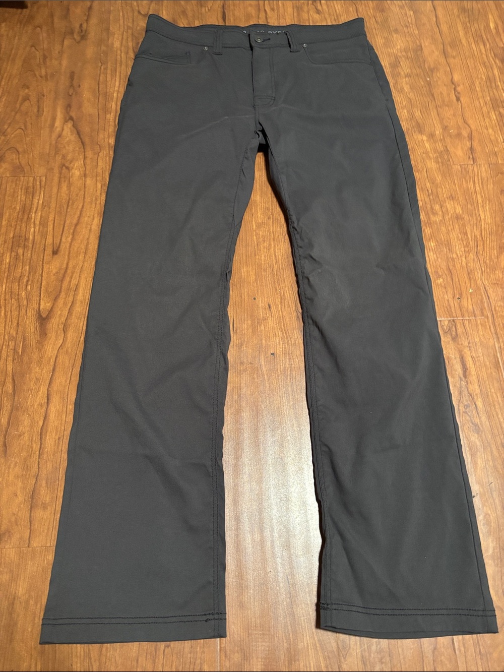 prAna Stretch Zion Grey Slim Straight Pants